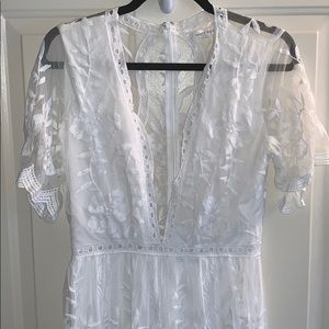 Boutique lace maxi dress